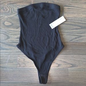 NEW - strapless Black Body Suit